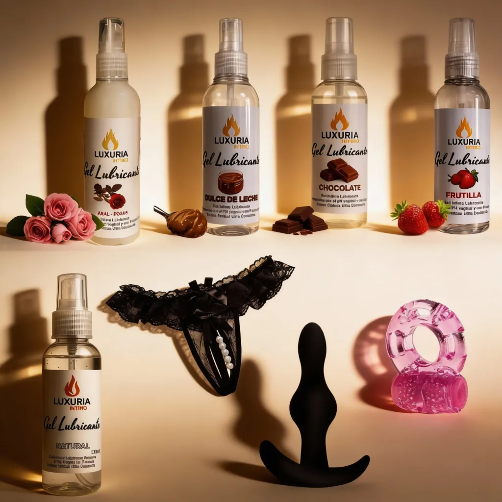 Combo Gel Lubricante Luxuria - Sexy Love (8 artículos)