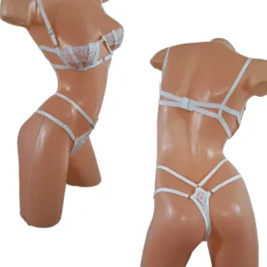 Conjunto Sofia de Encaje con aro (art 2024) Talle 85 al 120: imagen 7