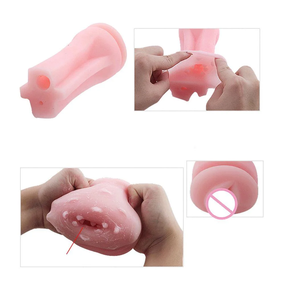 Tubo Vagina con Vibracion Tamaño Real: imagen 4