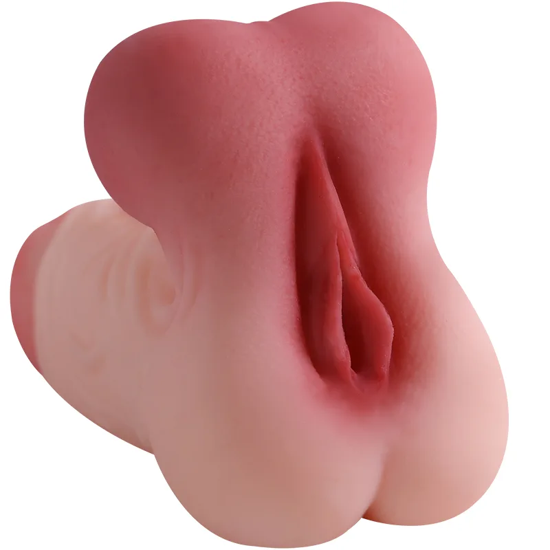 Masturbador de mano vagina con forma de pene