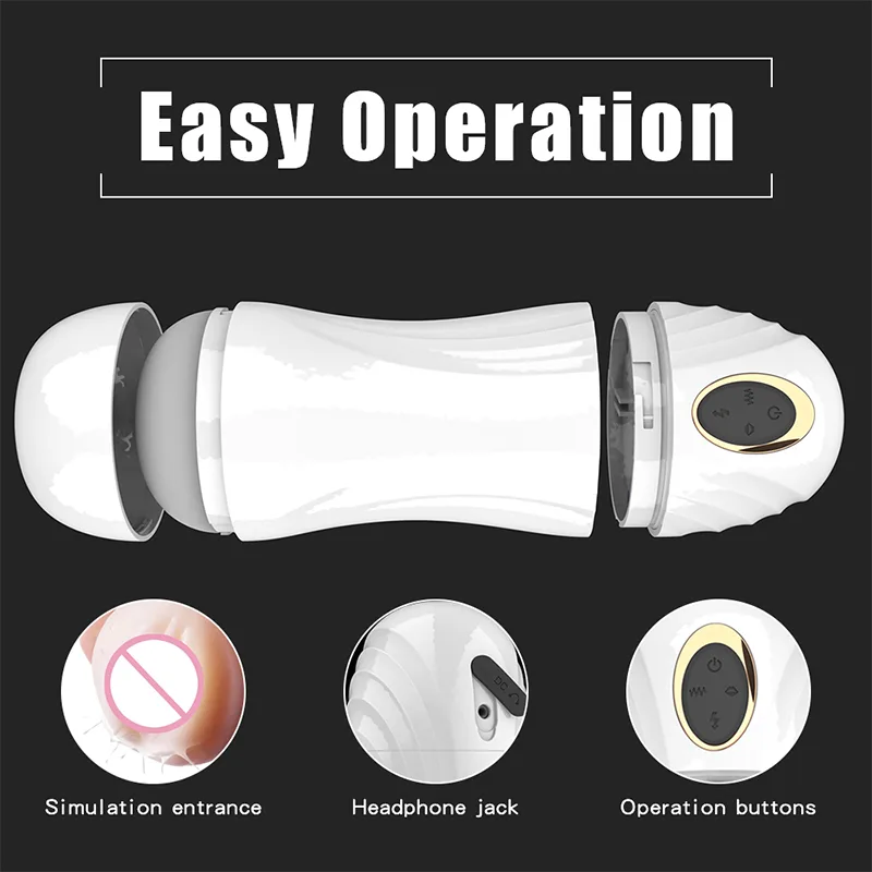 Masturbador Succionador Vibrador Gemidos