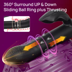 Vibrador Punto G con Movimiento y Rotación (Sube y Baja): imagen 5