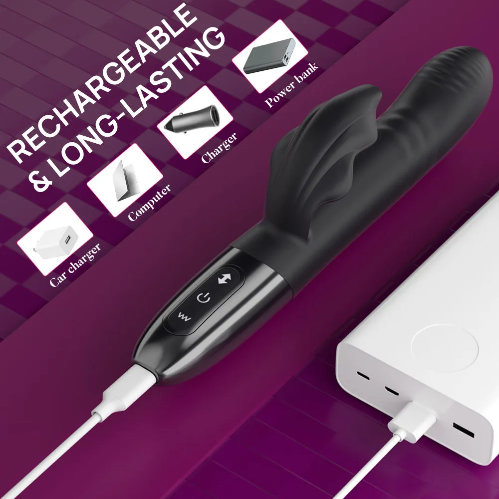 Vibrador Punto G con Movimiento y Rotación (Sube y Baja): imagen 6