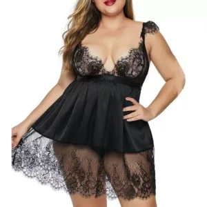 Camisolin Baby Doll Francesca de Puntilla (AL203) Talle 100 al 120: imagen 5