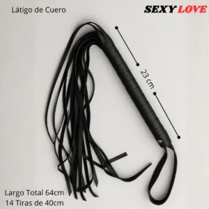 Kit Sado 3 articulos - Latigo de cuero -Esposas - Antifaz Ciego: imagen 4