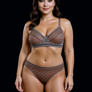 Conjunto Colaless Puntilla con Aro (art 5102) Talle 85 al 105: imagen 3